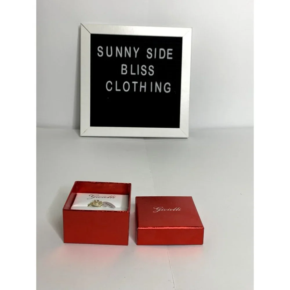 New Gioielli Sterling Silver Circle Ring Size 7 - Picture 7 of 7